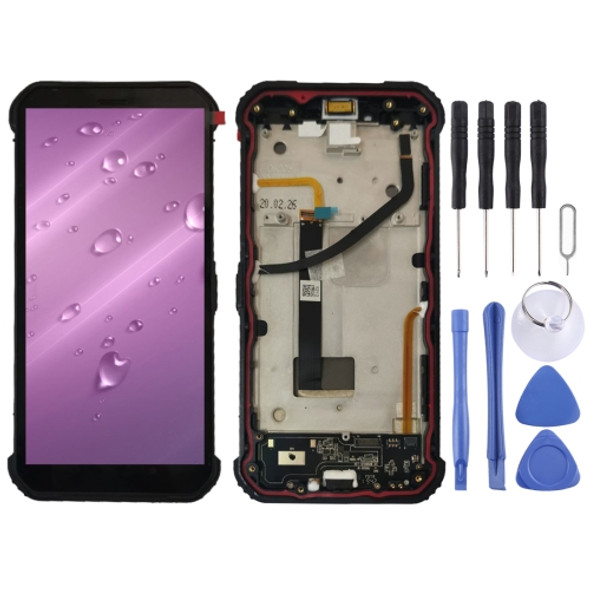 LCD Screen and Digitizer Full Assembly for Blackview BV9600(Black)