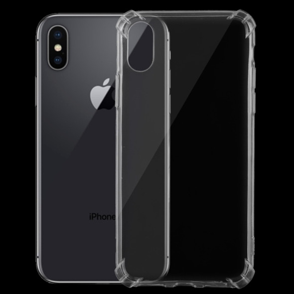 Ultrathin Transparent TPU Soft Protective Case for iPhone XS (Transparent)