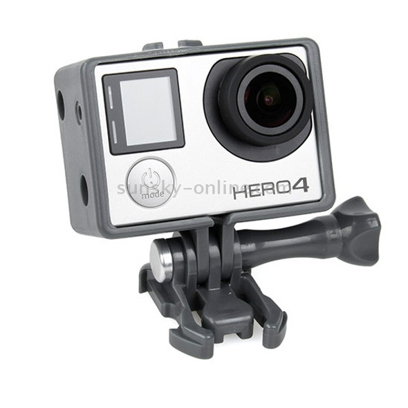 TMC BacPac Frame Mount Housing Case for GoPro HERO4 /3+ /3(Grey)