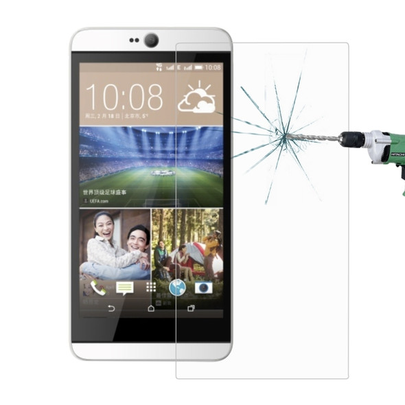 100 PCS for HTC Desire 826 0.26mm 9H Surface Hardness 2.5D Explosion-proof Tempered Glass Screen Film