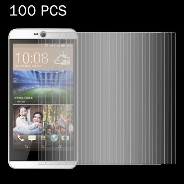 100 PCS for HTC Desire 826 0.26mm 9H Surface Hardness 2.5D Explosion-proof Tempered Glass Screen Film