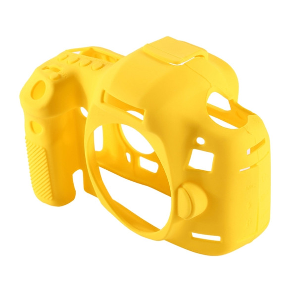 PULUZ Soft Silicone Protective Case for Canon EOS 5D Mark III / 5D3(Yellow)