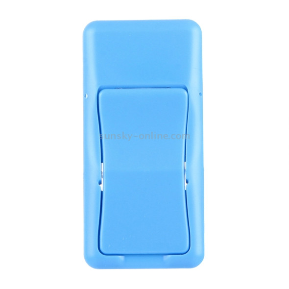 Concise Style Changeable Adjustable Universal Mini Adhesive Holder Stand, Size: 6.4 x 3.1 x 0.2 cm, For iPhone, Galaxy, Huawei, Xiaomi, LG, HTC and Tablets(Blue)