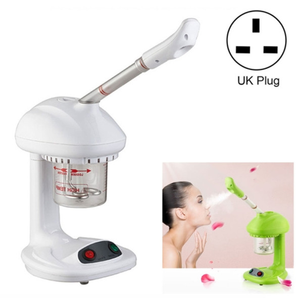 Household Face Steaming Device Beauty Humidifier Nano Face Steamer, Specification:UK Plug(White)