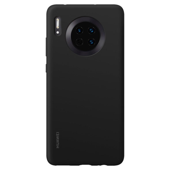 For Huawei Mate 30 Original Huawei Shockproof Silicone Protective Case(Black)