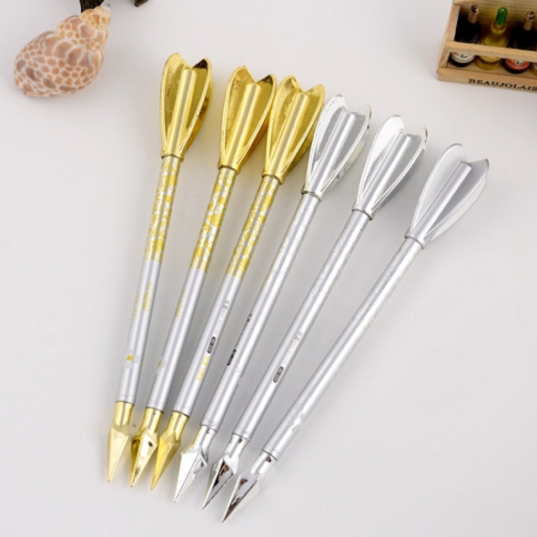 10 PCS Creative Darts Arrow Pens Black 0.5mm Gel Pen Signing Pen School Office Supplies Stationery, Random Color Delivery