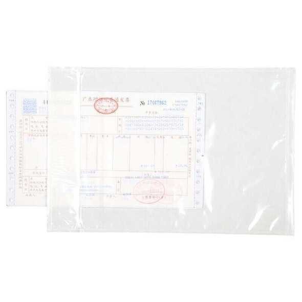 100 PCS 14.5cm x 18cm PE Self Sealing Waterproof Self-adhesive Bag, Short Side Open, Custom Printing and Size are welcome
