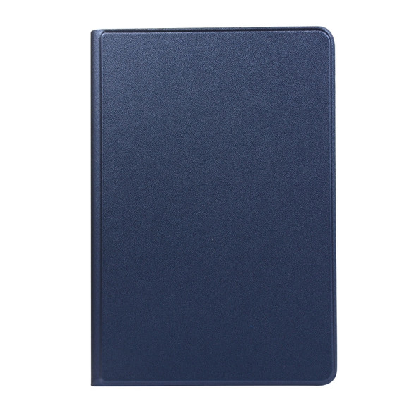 Universal Spring Texture TPU Protective Case for iPad Mini 4 / 5, with Holder(Dark Blue)