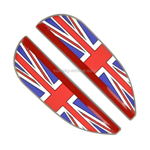 1 Pair Colorful Flag Pattern Universal Car Rearview Mirror Rain Blades Car Back Mirror Eyebrow Rain Cover