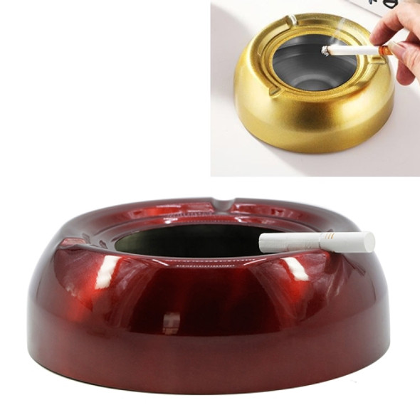 Stainless Steel Four-color Ashtray Foreign Smoking Diameter 13.6CM( Red )