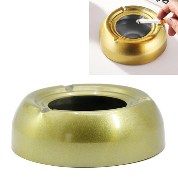 Stainless Steel Four-color Ashtray Foreign Smoking Diameter 13.6CM(Gold )