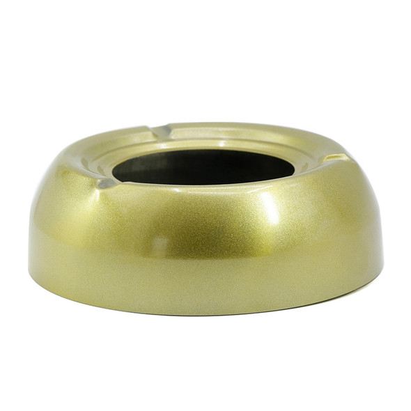 Stainless Steel Four-color Ashtray Foreign Smoking Diameter 13.6CM(Gold )