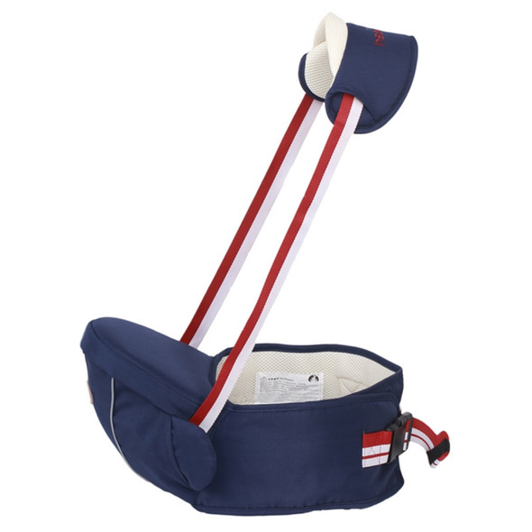 Ergonomic Baby Carrier with Hip Seat for Baby with Reflective Strip for 0-3 Years Old(Dark Blue)