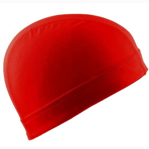 Hip Hop Dome Cap Wig Elastic Cap (Red)