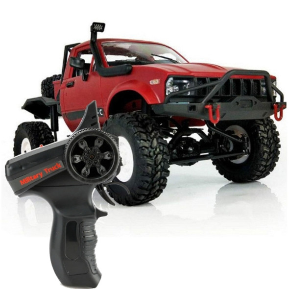 WPL C-14 1:16 Mini 2.4G 4WD RC Crawler Off Road Car with Light(Red)
