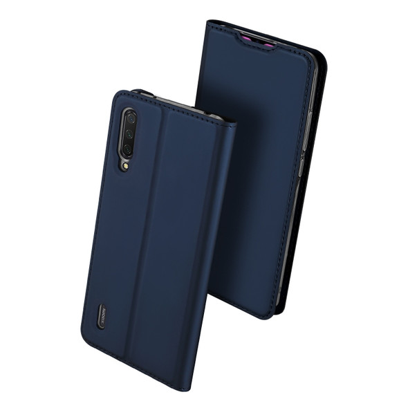 DUX DUCIS Skin Pro Series Shockproof Horizontal Flip Leather Case with Holder & Card Slots for Xiaomi Mi CC9(Dark Blue)
