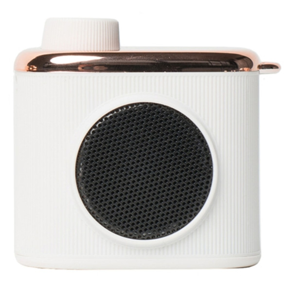 CM-2 3W Camera Shape Mini Single Speaker Bluetooth Speaker with Lanyard(White)