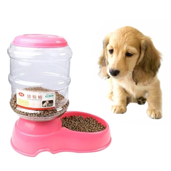 3.5L Dogs and Cats Automatic Detachable Pet Bowl Feeder, Random Color Delivery