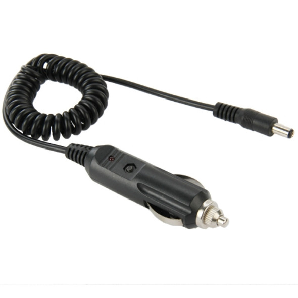 2A 5.5 x 2.1mm DC Power Supply Adapter Plug Coiled Cable Car Charger, Length: 40-140cm