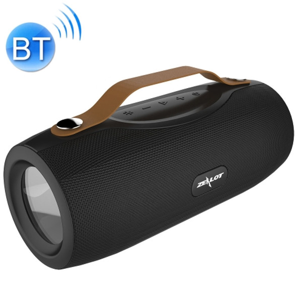 ZEALOT S29 10W Portable HiFi Bass Wireless Bluetooth Speaker, Support Hands-free / USB / AUX (Black)