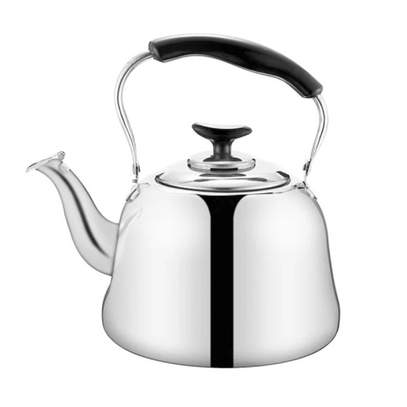 Stainless Steel Whistle Kettle for Induction Cooker Home Classical Piano Sound Singing Pot without Magnetic Heat, Capacity:2L