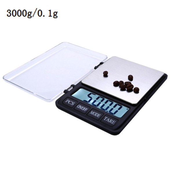 XY-8007 3.5 inch Display High Precision High Quality Electronic Scale  (0.1g~3000g), Excluding Batteries