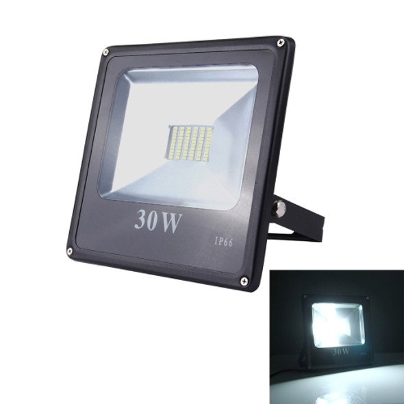 30W IP66 Waterproof White Light LED Floodlight, 2700LM SMD-5730, AC 85-265V