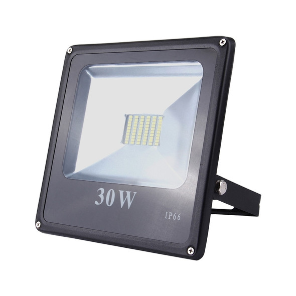 30W IP66 Waterproof White Light LED Floodlight, 2700LM SMD-5730, AC 85-265V