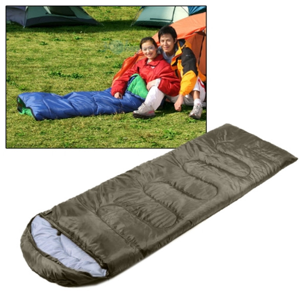 Camping Warm Rectangle Sleeping Bag(Army Green)