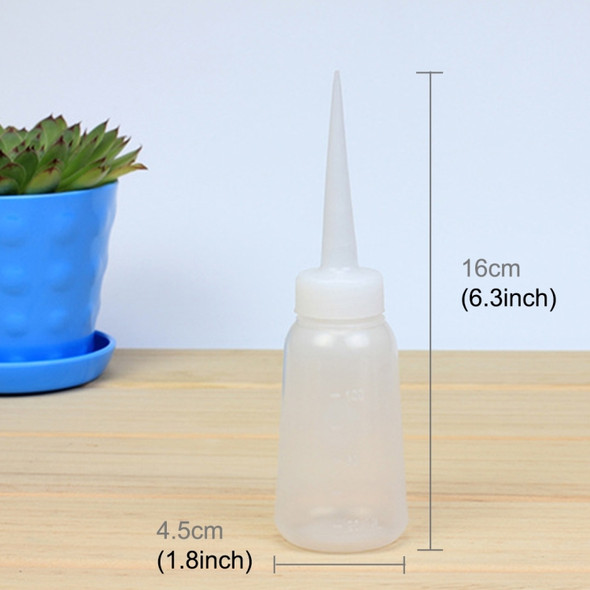 Small Drops Straight Mouth Bottle Pouring Kettle Succulents Tools Washing Plastic Bottles Alcohol Bottle, Capacity: 100ml