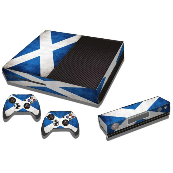 Scottish Flag Pattern Decal Stickers for Xbox One Game Console