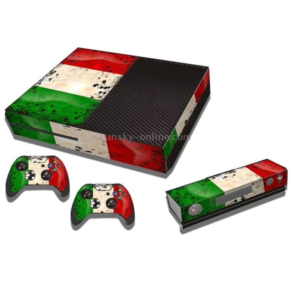 Kuwait Flag Pattern Decal Stickers for Xbox One Game Console