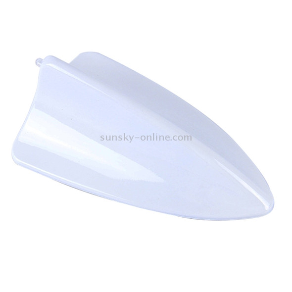 A-881 Shark Fin Car Dome Antenna Decoration(White)