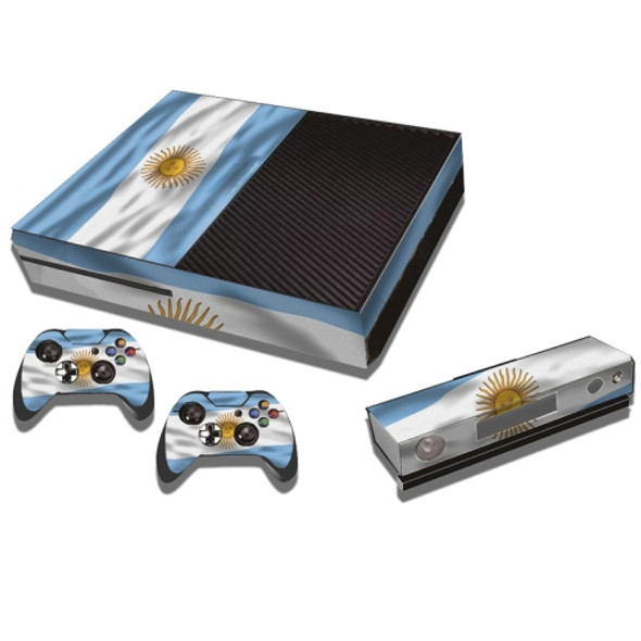 Argentine Flag Pattern Decal Stickers for Xbox One Game Console