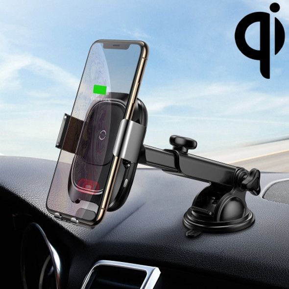 Baseus Smart Car Air Vent Bracket Infrared Sensing Qi Standard Wireless Charger (Black)