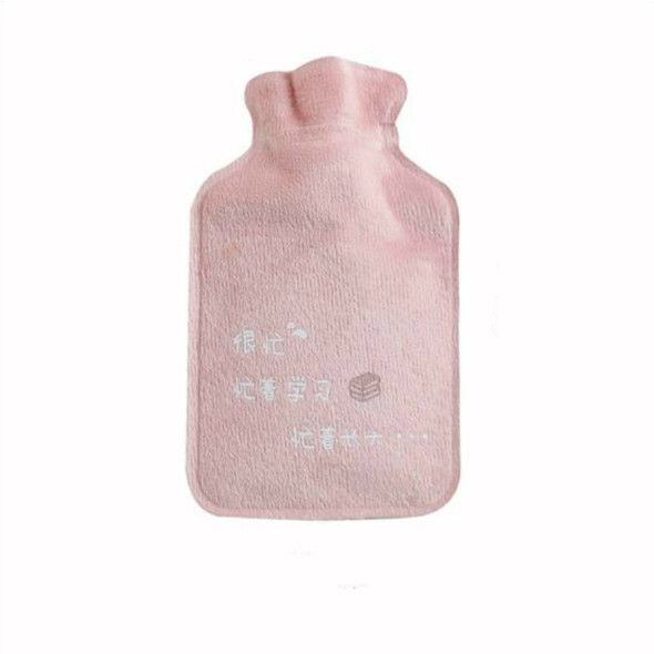 Mini Portable Warm Water Bag Bottle Water Heating Handbag(Pink)