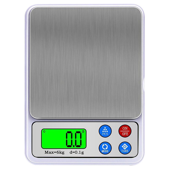 MH-555 6Kg x 0.1g High Accuracy Digital Electronic Portable Kitchen Scale Balance Device with 2.2 inch LCD Screen