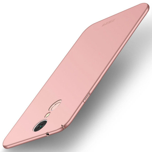 MOFI Frosted PC Ultra-thin Hard Case for LG Q7(Rose Gold)