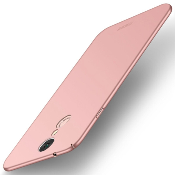 MOFI Frosted PC Ultra-thin Hard Case for LG Q7(Rose Gold)