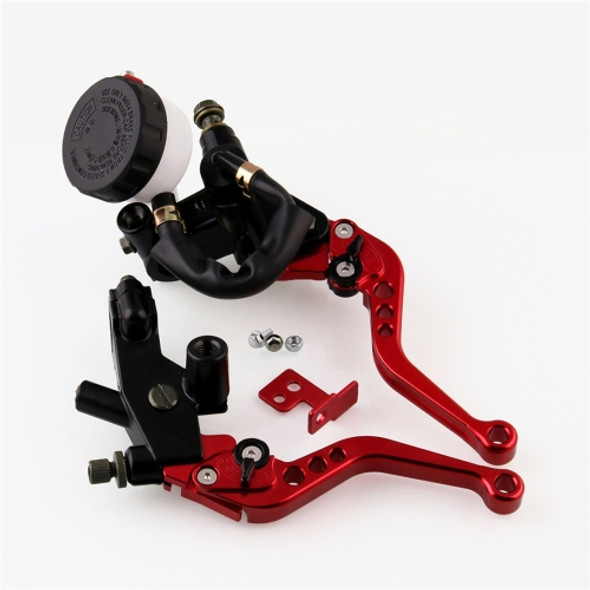 Universal 7 / 8 inch 22mm Modified Motorcycle Adjustable Brake Clutch Handbrake (Red)