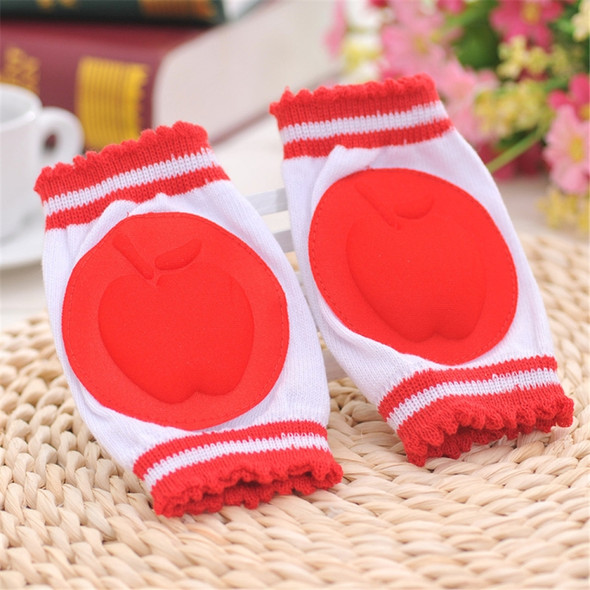 Baby Toddlers Learn To Walk Anti Slip Knee Protector Breathable Knee Pad(Red)