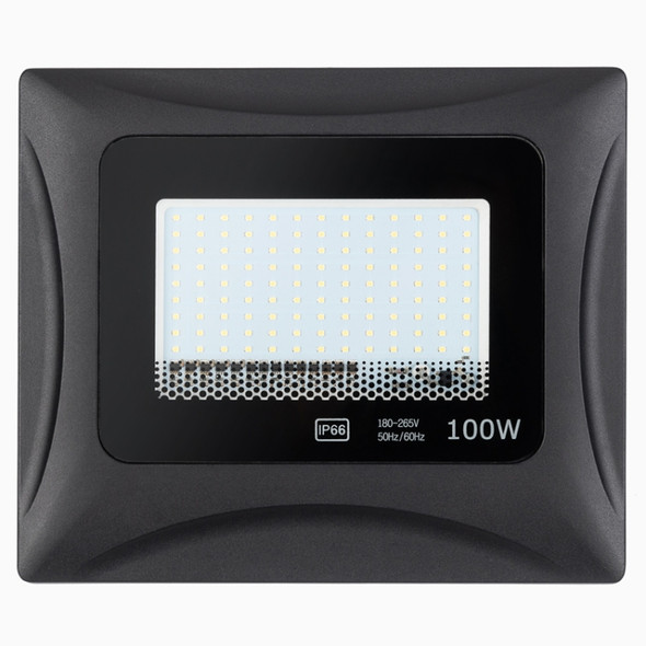 6500K Solar Lamp Outdoor Waterproof LED Floodlight, 100W