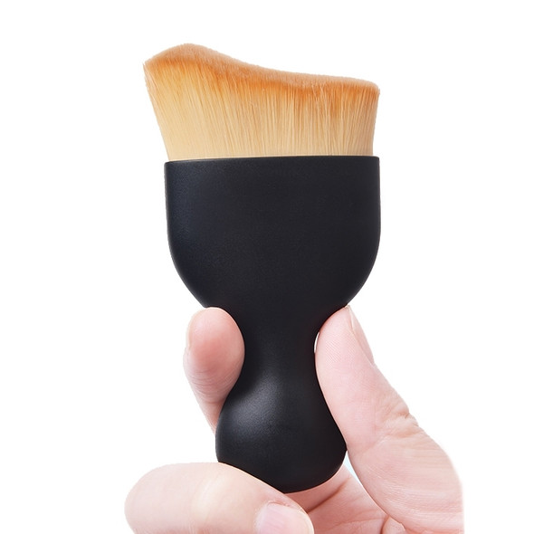 Wine Bottle Handle Wave Hair Style Professional Makeup Brush Foundation Blusher