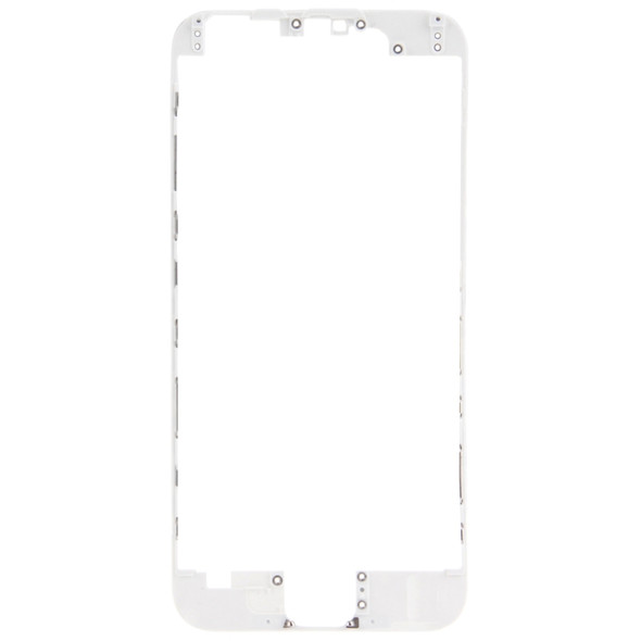 Front LCD Screen Bezel Frame for iPhone 6 Plus(White)