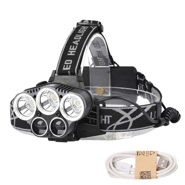 YWXLight LED Headlamp Lighting 5000 Lumen Brightness 5 Lightweight Waterproof For Camping Travel Walking Headlight