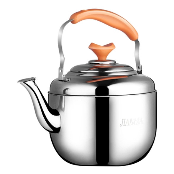 Stainless Steel Kettle Extra Thick Whistle Burning Kettle Home Teapot Large Capacity(6.8L Apple kettle )