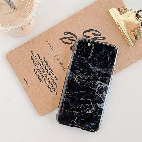 For iPhone 11 Pro Max   TPU Smooth Marbled IMD Mobile Phone Case(Gold Jade F24)