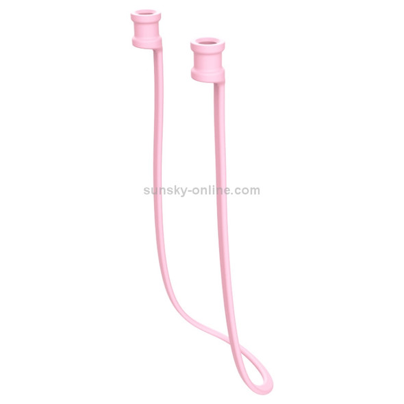 Silicone Anti-lost String for Huawei Honor FlyPods / FlyPod Pro / FreeBuds2 / FreeBuds2 Pro, Cable Length: 68cm(Pink)