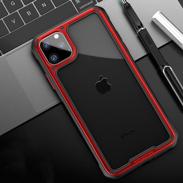 For iPhone 11 Pro iPAKY Shockproof PC + Silicone Air Bag Protective Case(Red)