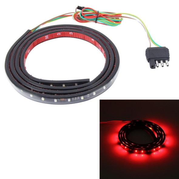 1.5m Pickup Truck 5W White DRL Light + Red Brake Light with 80 SMD-2835-LED Lamps, DC 12-24V